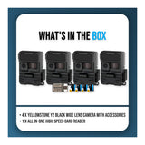 Yellowstone Y2 Black Wide Lens Camera Bundle with Card Reader, and Accessories (4-Pack) - 9