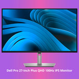 Dell Pro 27-Inch Plus QHD 100Hz USB-C Hub IPS Monitor Bundle