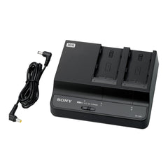 Sony Dual-Bay 36W Battery Charger and AC Adapter for BP-U Batteries with 12V Power Output (Black)-1