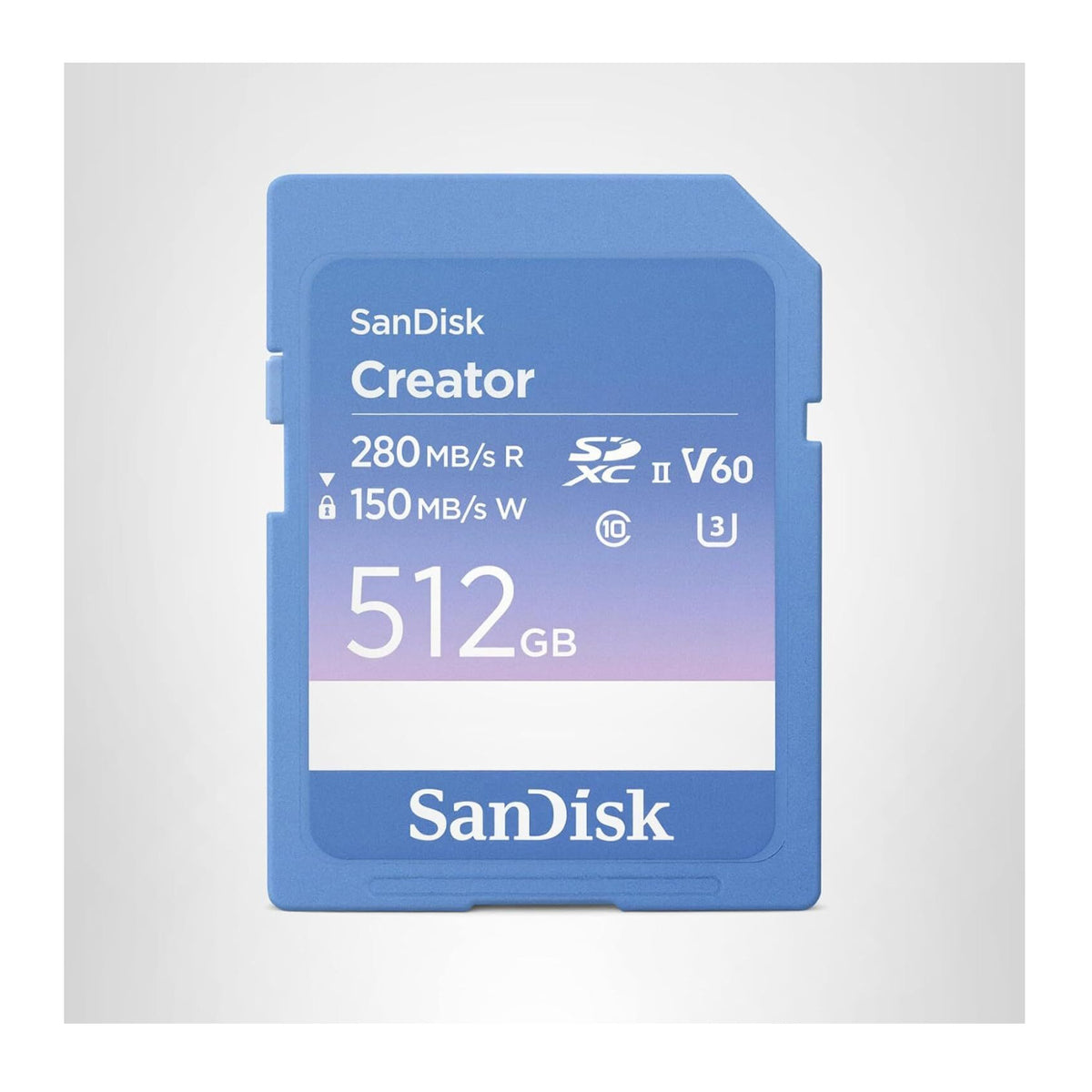 SanDisk 512GB Creator Series UHS-II microSDXC Memory Card - 1