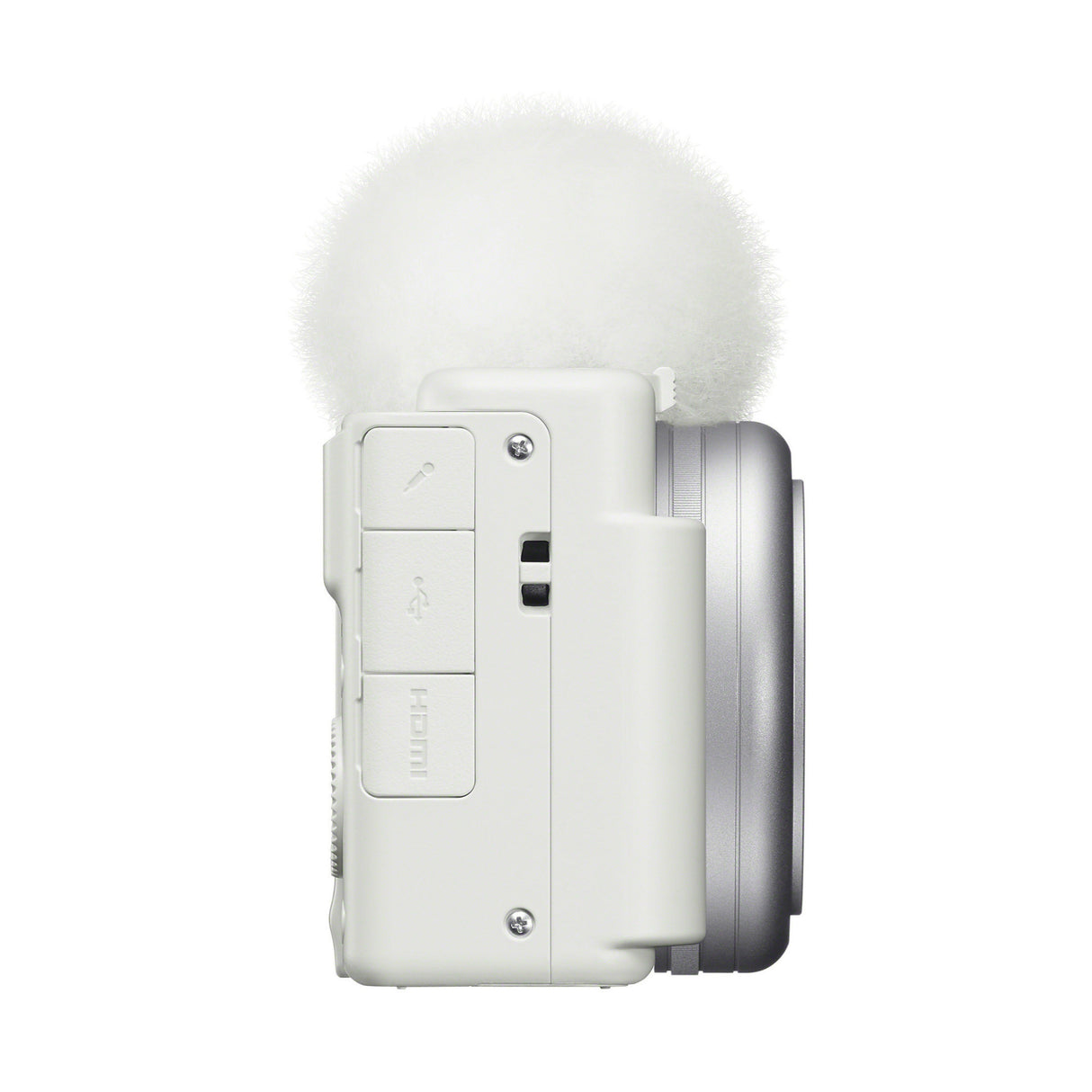 Sony ZV-1F Vlog Camera (White) with Vlogger Shotgun Microphone and Vlogger Accessory Kit bundle