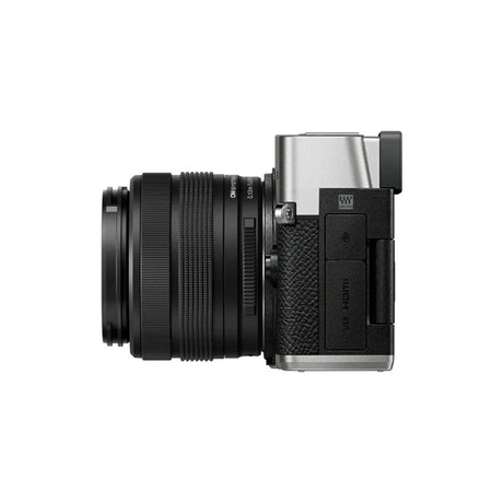 OM System PEN Mirrorless Camera with 14-42mm F3.5-5.6 III Lens and Skinny Wrist Strap (Silver)