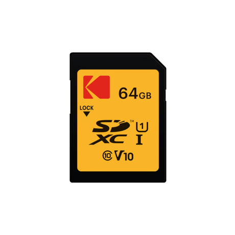 Kodak 64GB Class 10 UHS-I U1 SDXC Memory Card with Card Reader and Storage Case - 2