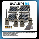 Cuddeback CuddeLink Wireless, Low-Glow Black Flash LED Camera Bundle