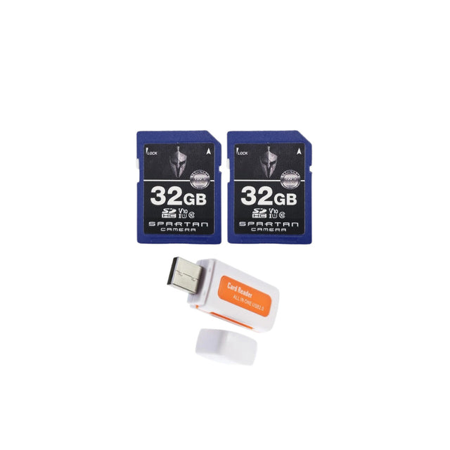 Spartan 32GB Class 10 SD Card (2-Pack) with Micro SD Reader and Writer Bundle - 1