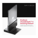 Brydge ProDock Duo TB4 Docking Station Bundle with Adapter Sleeve for 14-Inch MacBook Pro - 3