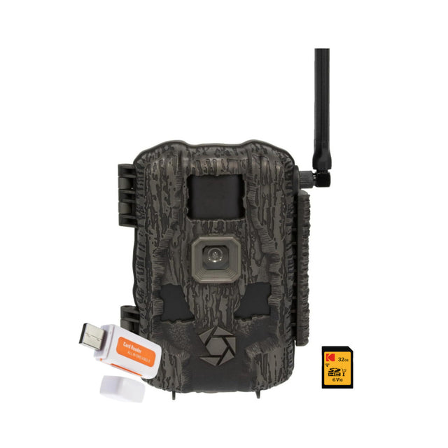 Stealth Cam Fusion MAX 3.0 42MP Cellular Trail Camera with 32GB Memory Card and Card Reader Bundle-1