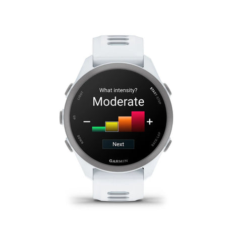 Garmin Forerunner 170 GPS Running Smartwatch with AMOLED Display (Whitestone/Cloud Blue)-4