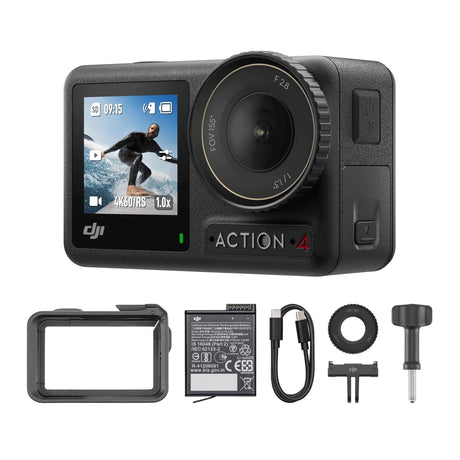 DJI Osmo Action 4 Essential Combo 4K Action Camera with Hard Case Bundle - 2