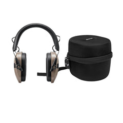 Walker's Razor Junior Electronic Youth and Womens Hearing Protection Muff (FDE) with Protective Case - 1