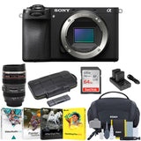 Sony Alpha 6700  APS-C Interchangeable Lens Hybrid Camera Body with Mug, SD Card and Essentials Kit