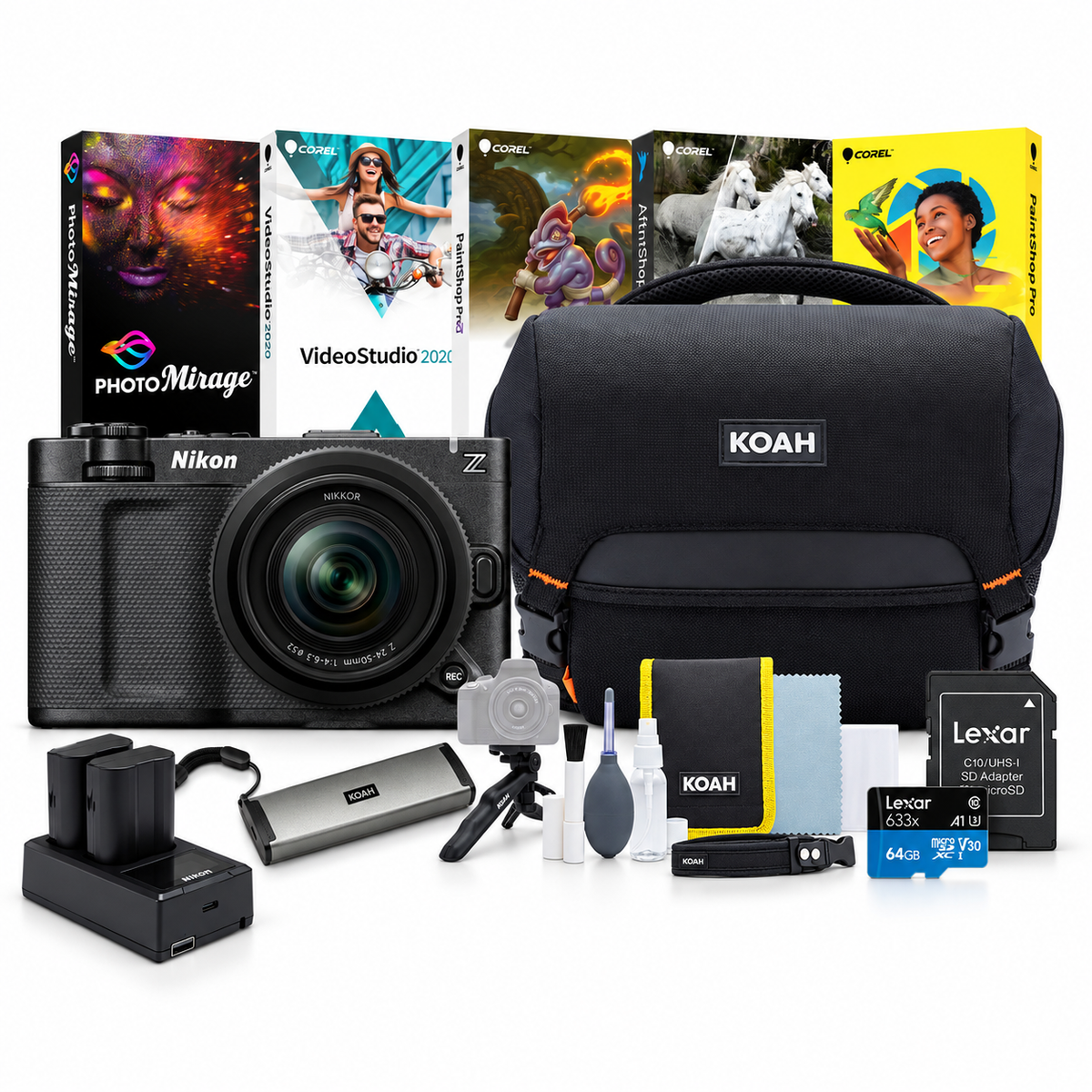 Nikon ZR Cinema Camera with 24-50mm f/4-6.3 Lens and Accessories Bundle
