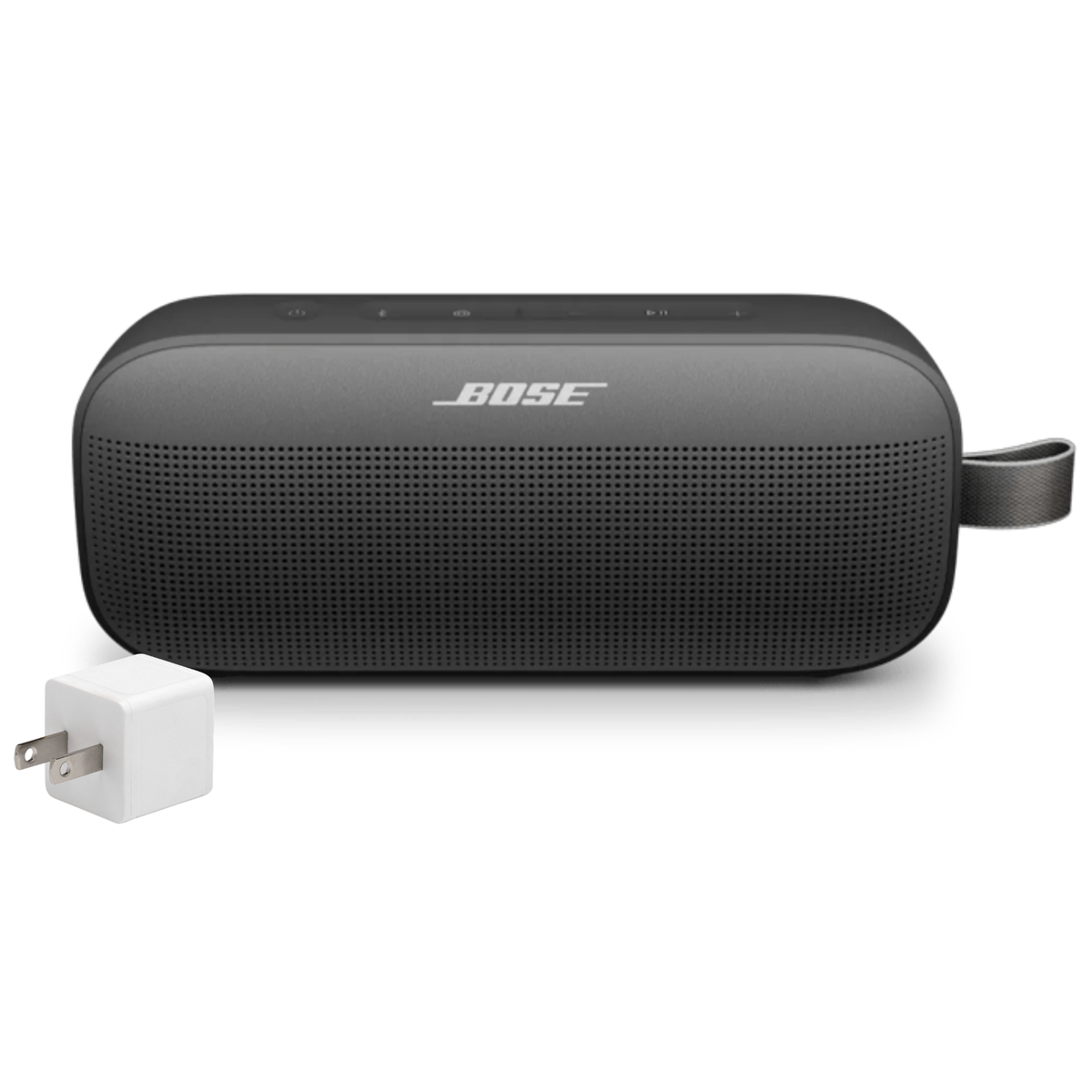 Bose SoundLink Flex 2nd Gen Portable Bluetooth Speaker with Accessory (Black)