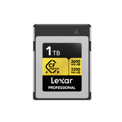 Lexar 1TB Professional GOLD CFexpress 4.0 Type B Memory Card