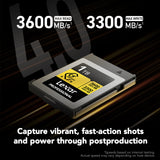 Lexar 1TB Professional GOLD CFexpress 4.0 Type B Memory Card