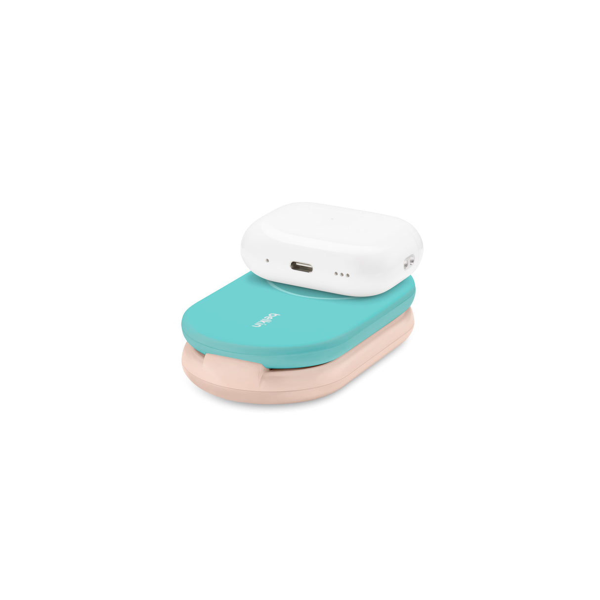 Belkin BoostCharge 15W 2-in-1 Magnetic Wireless Qi2 Charging Stand (Teal)