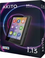 Akito L13 Kosher MP3 Player, Black