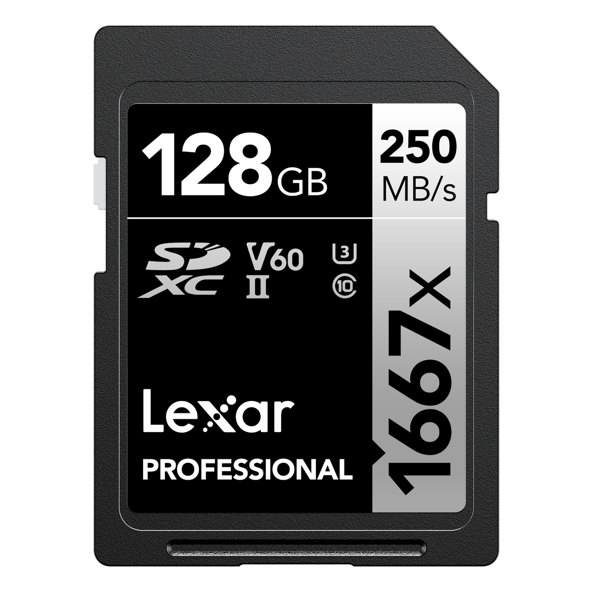 Lexar 128GB Professional 1667x UHS-II SDXC Memory Card