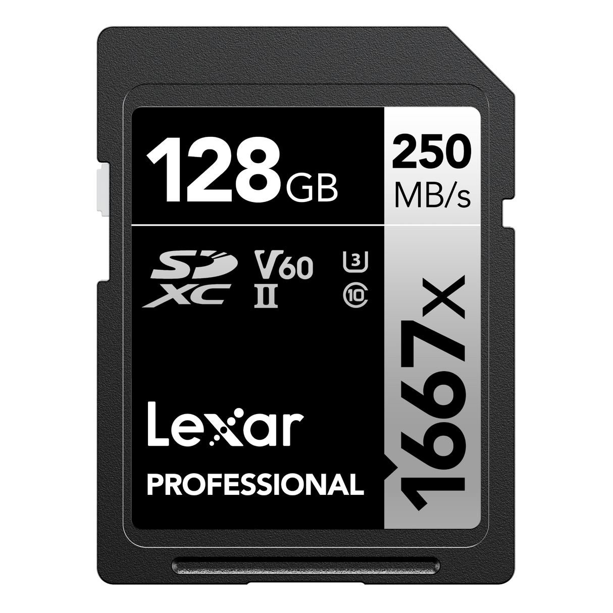 Lexar 128GB Professional 1667x UHS-II SDXC Memory Card