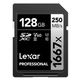 Lexar 128GB Professional 1667x UHS-II SDXC Memory Card