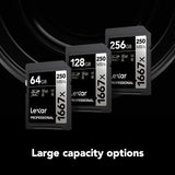 Lexar 128GB Professional 1667x UHS-II SDXC Memory Card