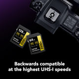 Lexar Professional 64GB 2000x UHS-II SDXC Memory Card