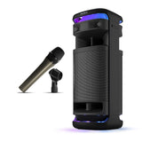 Sony ULT TOWER 10 Party Speaker (Black) with Wired Unidirectional Dynamic Microphone Bundle
