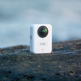 Xtra Sphra360 Action Camera Bundle with 128GB Flash Memory Card, Travel Case, and Accessories