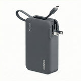 ReelCharge 10,000 mAh 65W Power Bank Flex (Gray)