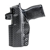 Rounded IWB Holster Fits: Glock 19 19X 23 32 45 (G1-5) Holster Carbon Fiber (American Made)-2