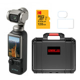 Xtra Edge Muse Gimbal Action Camera with 128GB MicroSD and Accessories Bundle