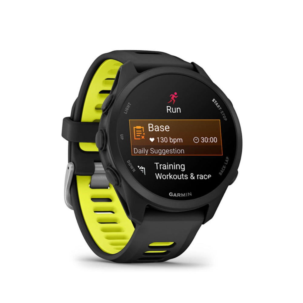 Garmin Forerunner 170 GPS Running Smartwatch with AMOLED Display (Black/ Amp Yellow)-2