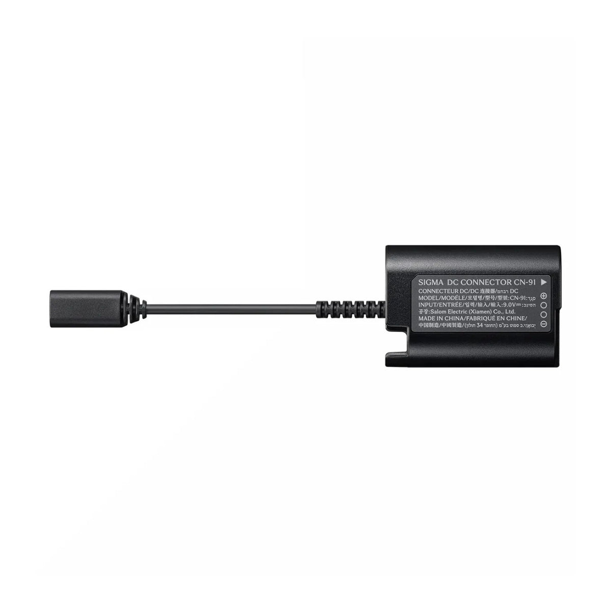 Sigma DC Connector CN-91 for FP2 Camera AC Adapter and External Power Supply