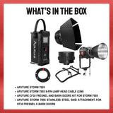 Aputure Storm 700x High-Output LED Monolight with Accessories Bundle