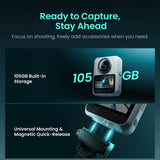Xtra Sphra360 8K Video Action Camera with Wireless Microphone and Accessories - 5