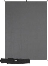 Westcott X-Drop Wrinkle-Resistant Backdrop Kit (Neutral Gray, 5' x 7') includes backdrop and carrying case