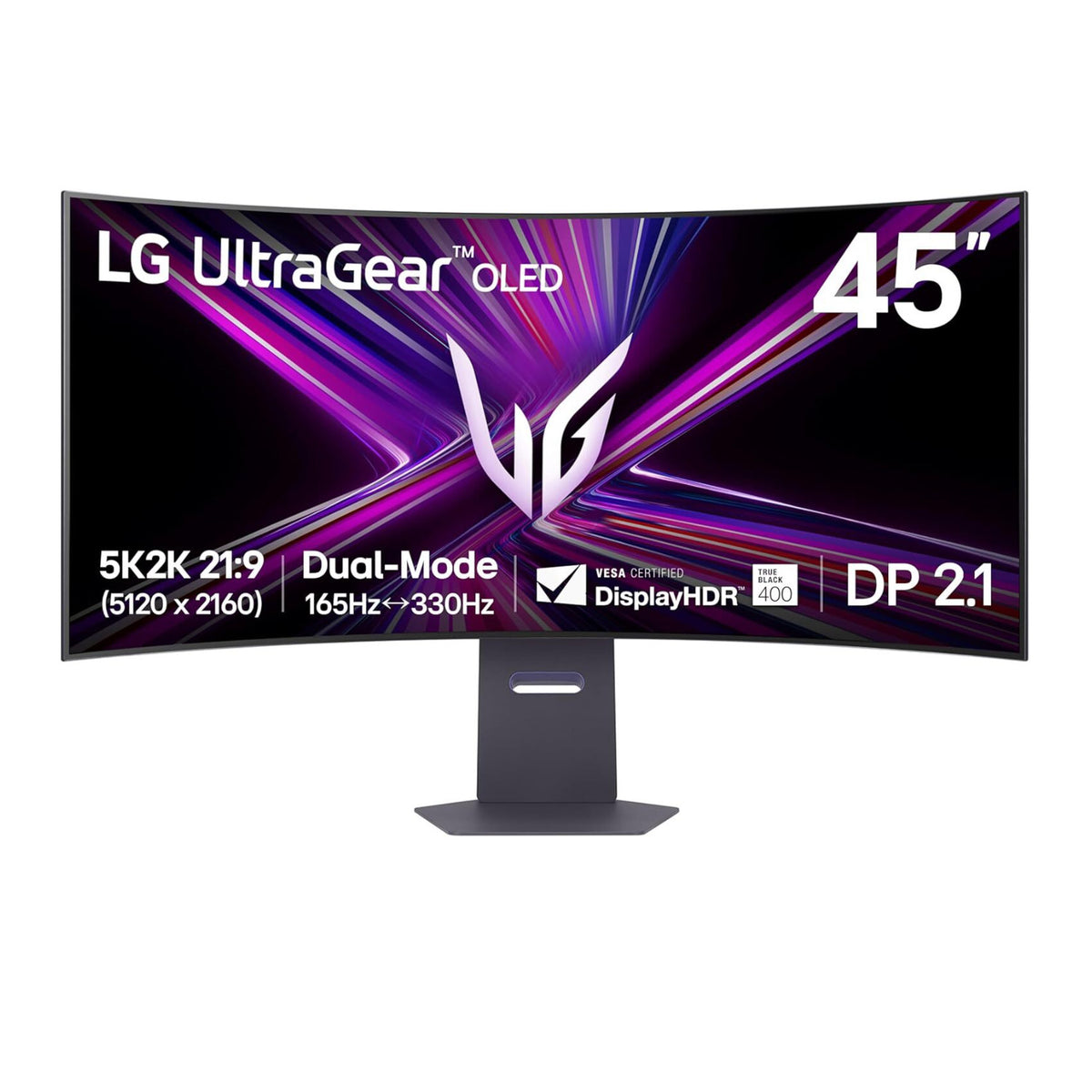 LG 45-Inch UltraGear evo OLED 5K2K WUHD 165Hz Gaming Monitor - 1