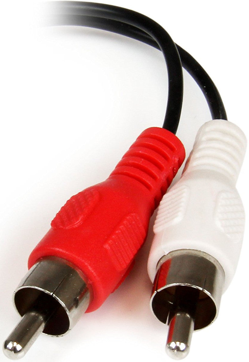 StarTech MUFMRCA 3.5mm Female to 2 x RCA Male 6-Inch Stereo Audio Cable
