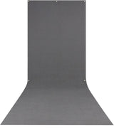 Westcott X-Drop Wrinkle-Resistant Sweep Backdrop Kit (Neutral Gray, 5' x 12') neutral gray sweep backdrop