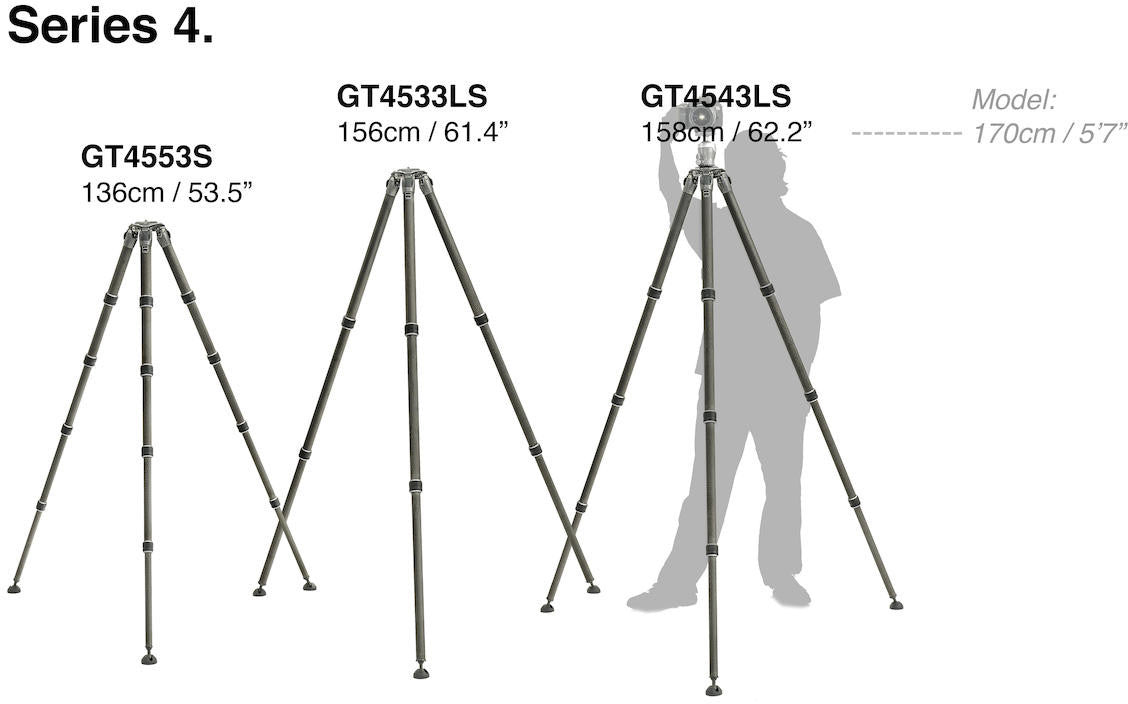 Gitzo Systematic Series 4 Carbon 4 Section L Tripod