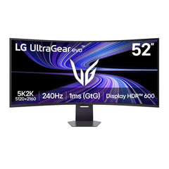 LG 52G930B-B 52-inch Ultragear evo G9 5K2K (5120x2160) Curved Gaming Monitor - 1