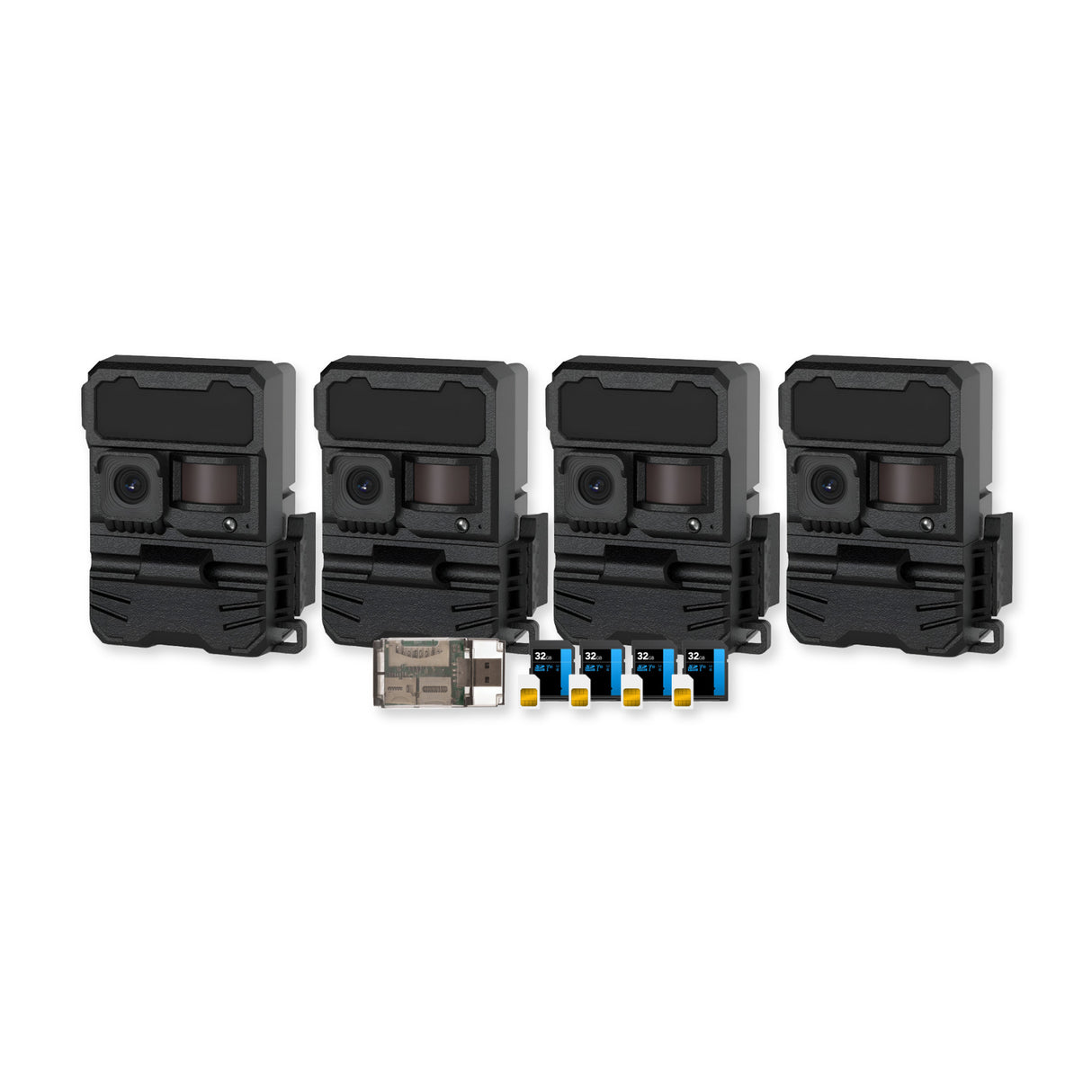 Yellowstone Y2 Black Wide Lens Camera Bundle with Card Reader, and Accessories (4-Pack) - 1
