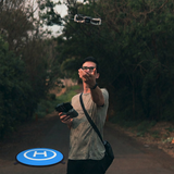 Focus Camera 30 inch Double-Sided Drone Landing Pad with Carrying Case for Universal FPV Quadcopters
