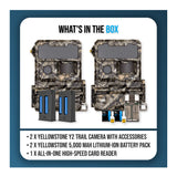 Yellowstone Y2 Camera Bundle with 5,000 mAh Battery Packs, Card Reader, and Accessories (2-Pack) - 9