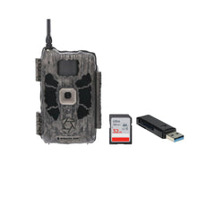 Stealth Cam Deceptor 40MP 1440p Dual Network Trail Camera Bundle with 32GB Memory Card & Card Reader - 1