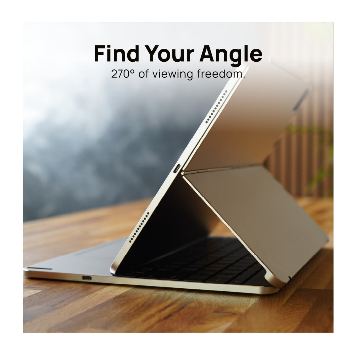 Brydge MAX 13.0 Aluminum Keyboard Case for iPad Air 13 (Silver)-7