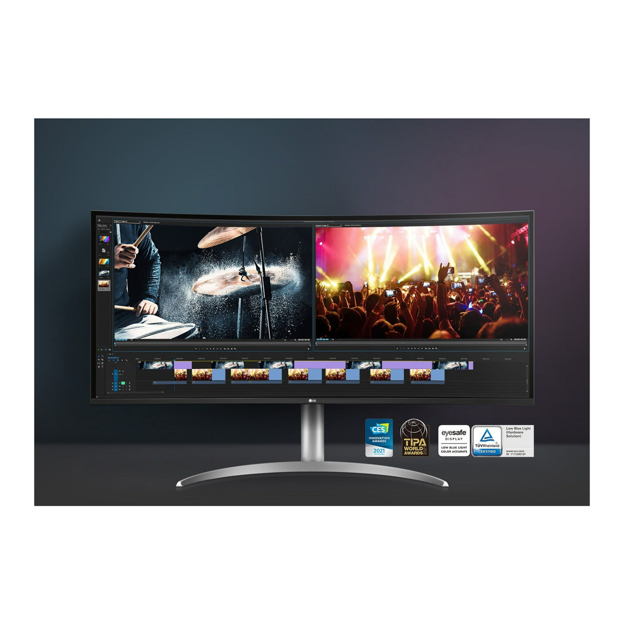 LG 40WP95C-W 39.7-Inch 5120 x 2160 Curved UltraWide Nano IPS Monitor with Thunderbolt4 (Refurbished)