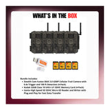 Stealth Cam Fusion MAX 3.0 42MP Cellular Trail Camera with Accessories Bundle-9