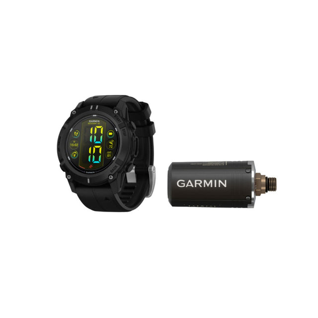 Garmin Descent G2 Dive 45mm GPS Smart Watch Black and T2 Transceiver with 20 ATM Dive Rating Bundle-1
