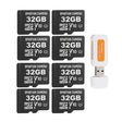 Spartan Camera 32GB Micro Memory Card with Adapter and Card Reader